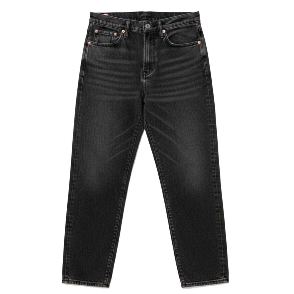 American Eagle Outfitters AE 1977 Straight Leg Jean Black Faded Wash Denim 28x30